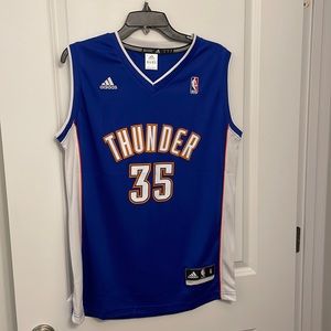 New with tags Adidas NBA Oklahoma City Thunder Kevin Durant jersey, 35.
